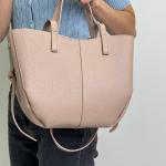 Сумка женская кожаная пудра FM1604L