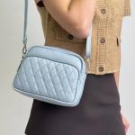 Сумка жіноча шкіряна блакитна FM1581F