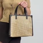 Сумка женская кожаная бежевая FM1655A