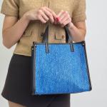 Сумка женская кожаная джинс FM1655C