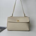 Сумка женская кожаная молочная FM1657B