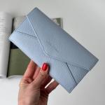 Кошелек женский кожаный голубой FM1284L