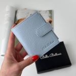 Кошелек женский кожаный голубой FM1658C