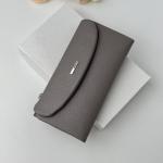 Кошелек женский кожаный серый FM1318J