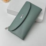 Кошелек женский кожаный мятный FM1318K