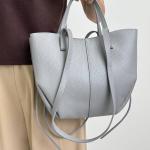 Сумка женская кожаная серая FM1604N