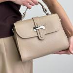 Сумка жіноча шкіряна бежева FM1563M