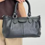 Сумка женская кожаная черная FM1661A