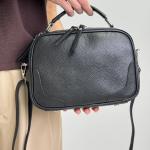 Сумка женская кожаная черная FM1662A