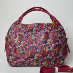 Сумка женская кожаная красная FM1241C