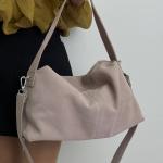 Сумка жіноча шкіряна пудра FM1612D