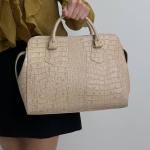 Сумка женская кожаная бежевая FM1664A