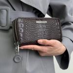 Гаманець жіночий шкіряний шоколад FM1168K