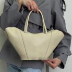 Сумка женская кожаная молочная FM1669C