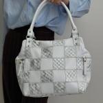 Сумка женская кожаная белая FM1263CN