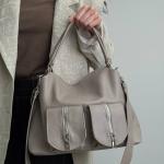 Сумка женская кожаная бежевая FM1672A