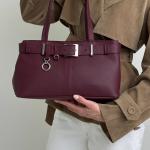 Сумка женская кожаная марсала FM1677B