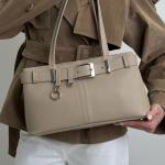 Сумка женская кожаная бежевая FM1677D