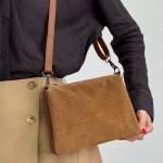 Сумка жіноча шкіряна карамельна FM1071G