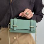 Сумка жіноча шкіряна оливкова FM1678A