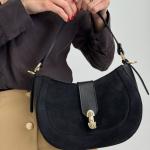 Сумка жіноча шкіряна чорна FM1680A