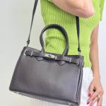 Сумка жіноча шкіряна шоколадна FM1634H