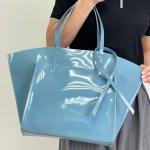 Сумка женская кожаная голубая FM1500C