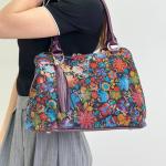 Сумка жіноча шкіряна марсала FM1674B