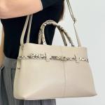 Сумка женская кожаная бежевая FM1684A