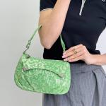 Сумка женская кожаная оливковая FM1217I