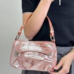 Сумка женская кожаная оранжевая FM1217T