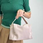 Сумка женская кожаная пудра FM1689D