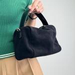 Сумка женская кожаная черная FM1689E