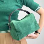 Сумка женская кожаная изумрудная FM1689F