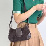 Сумка женская кожаная шоколадная FM1691A