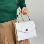 Сумка жіноча шкіряна біла FM1690C