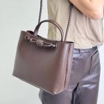 Сумка жіноча шкіряна шоколадна FM1692A