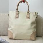 Сумка женская кожаная молочная FM1469C