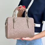 Сумка жіноча шкіряна тауп FM1697A