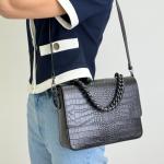 Сумка женская кожаная черная FM0798AC