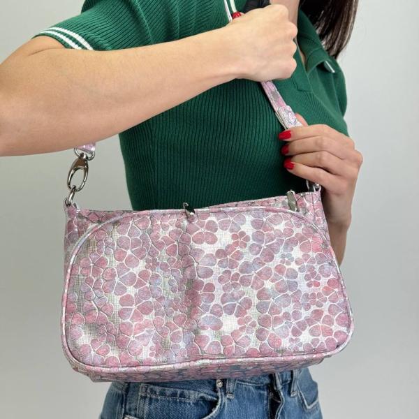 Сумка женская кожаная пудра FM1331AI