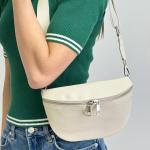 Сумка женская кожаная молочная FM1700D