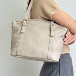 Сумка женская кожаная бежевая FM1705B