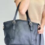 Сумка женская кожаная черная FM1705C