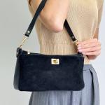 Сумка женская кожаная черная FM1706A