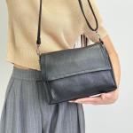 Сумка жіноча шкіряна чорна FM1709C