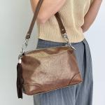 Сумка жіноча шкіряна золото FM1365D