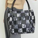 Сумка женская кожаная черная FM1209EU