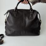 Сумка женская кожаная шоколадная FM1433G