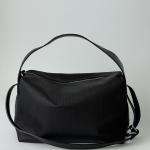 Сумка женская кожаная черная FM1370C